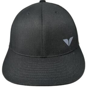 Snowbird Logo Fitted Hat Black 7 5/8 Embroidered Vent Holes Flexfit